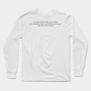 Moon Lovers Scarlet Heart Ryeo Quotes Long Sleeve T-Shirt